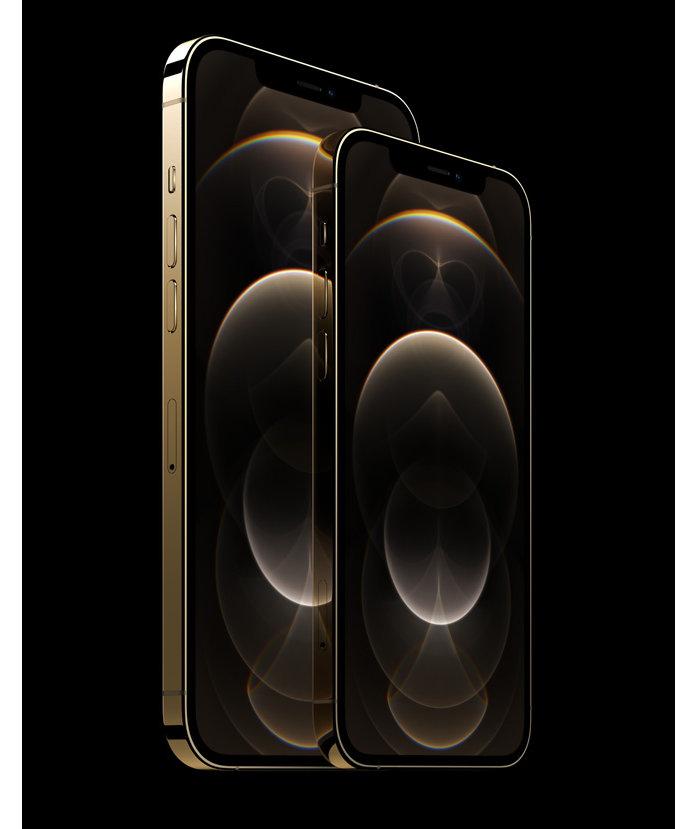 ekrany są jeszcze większe niż w linii z ubiegłego roku. iphone 12 Pro otrzymał ekran o przekątnej 6.1", a iphone 12 Pro Max - 6.7".