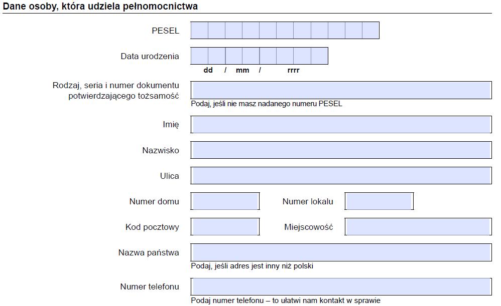 Załącznik nr 2 Jak wypełnić dokument ZUS- PEL?