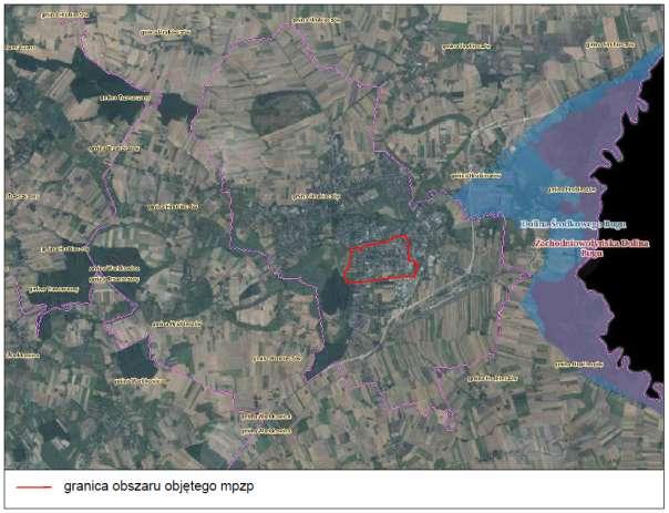 - projektowane obszary chronione GZWP 407, których granice i sposoby zagospodarowania określone zostały w dokumentacji hydrogeologicznej zbiornika (w projektowanych obszarach ochronnych GZWP wyklucza