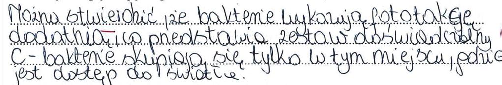 nie potrafili wykorzystać wyników doświadczenia do uzasadnienia swojego stanowiska nie potrafili dostrzec różnic w sposobie przeprowadzania badań i wynikach w trzech zestawach doświadczalnych, na