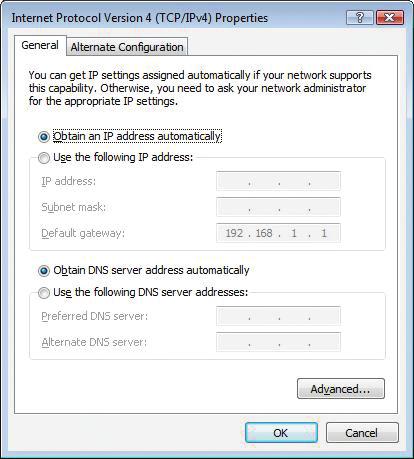 Wybierz Obtain an IP address automatically (Uzyskaj adres IP automatycznie), aby automatycznie przydzielić ustawienia IP.