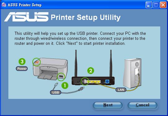 com i kliknij Products (Produkty) > Networks (Sieci) > Printer Server support (Pomoc techniczna serwera drukarek) Można również przejść do tego linku: http://event.asus.