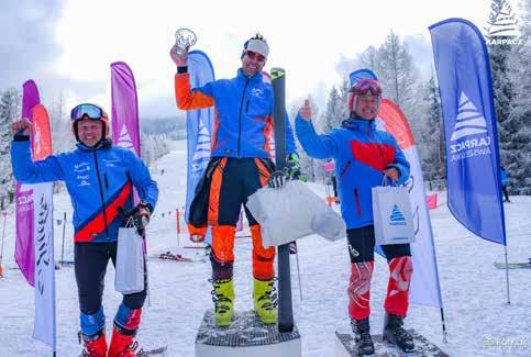 Promocja i imprezy Zmagania na stoku Euro Projekt Zima Tomasz Zubilewicz Najlepsi w rywalizacji panów na podium Gra terenowa Duch Gór i tajemnica wielkanocnych jaj Hej Poszukiwaczu, tę Wielkanoc