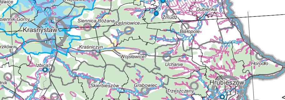 Mapa Środowisko przyrodnicze kształtowanie środowiska. Rozwój turystyki.