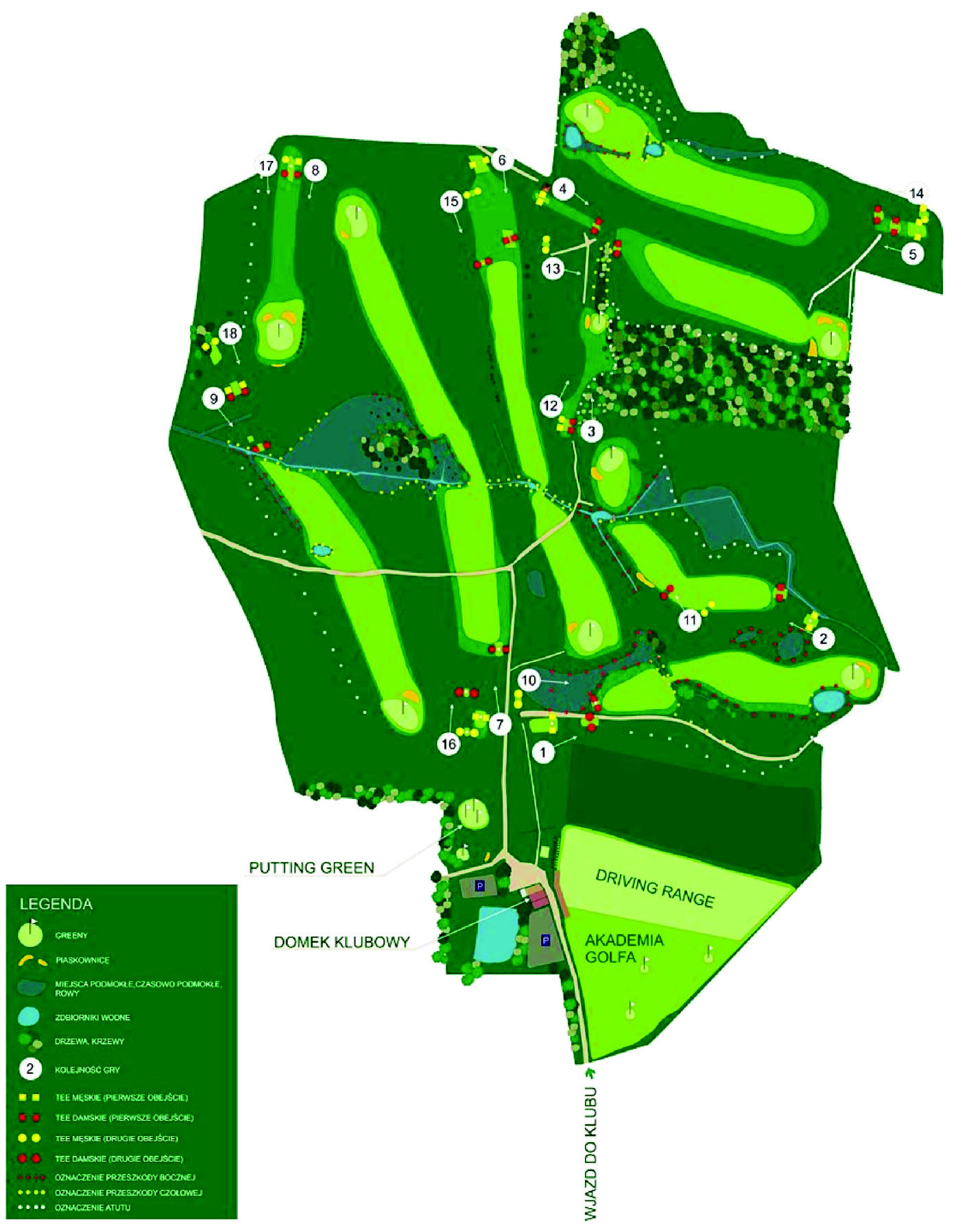 Pola przyjazne Golfowy Klub Sportowy "Tokary Golf Club" Tokary 16, 83-304 Przodkowo tel.