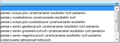 Po uzupełnieniu danych zakładki: Wykonawca należy przejść do okna zakładki: Zgłoszenie.