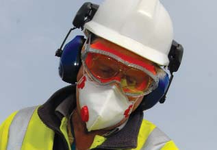 Maski ochronne nieprzeznaczone do ochrony przed substancjami toksycznymi nie chronią płuc.