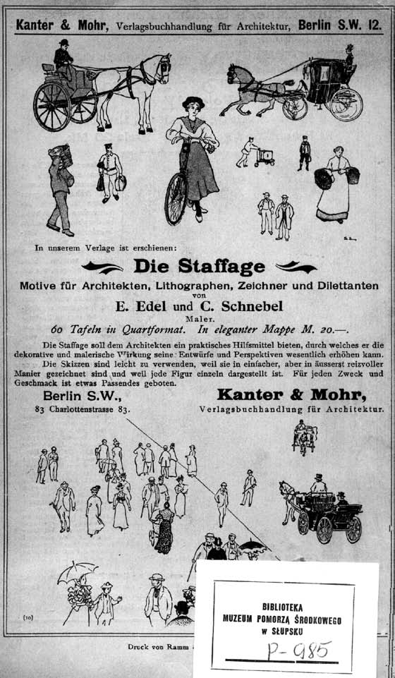 Uwaga! Oryginał! 179 3. Reklama wydawnictwa Kanter & Mohr, repr.