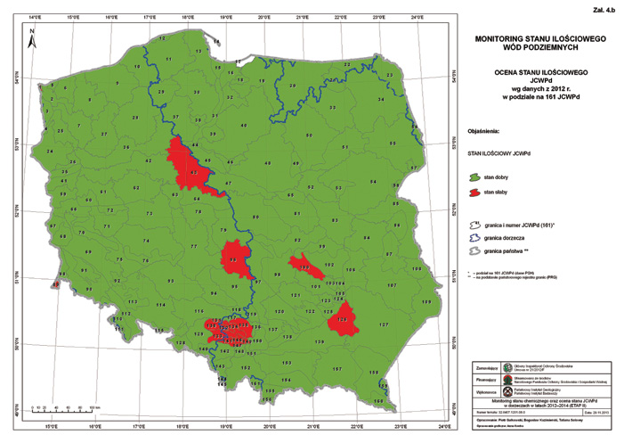 wód podziemnych mają także takie czynniki, jak: nadmierna eksploatacja ujęć wód podziemnych, lokalne ogniska zanieczyszczeń (szczególnie w rejonach o słabej izolacji wód podziemnych od powierzchni