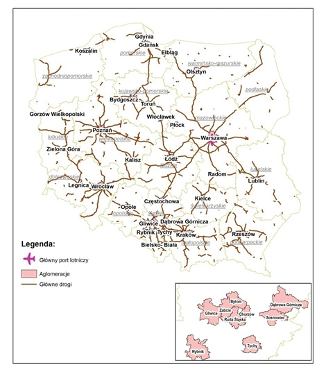 W 2007 r. (w ramach I cyklu), mapowaniem akustycznym objęto aglomeracje o liczbie mieszkańców powyżej 250 tys.