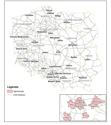 operacji lotniczych rocznie. W 2012 r. (w ramach II cyklu), mapowaniem akustycznym należało objąć aglomeracje o liczbie mieszkańców powyżej 100 tys.