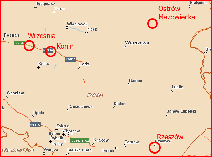 Mosty zintegrowane w Polsce Wykonałem przeglądy podstawowe kilkunastu mostów zintegrowanych w Polsce.