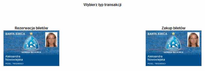 - doładowania systemu i aktywacji Karty Kibica, w przedsprzedaży w oficjalnym sklepie Ruchu Chorzów.