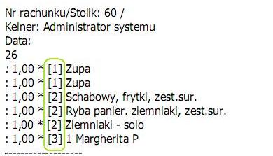 3. System - konfiguracja Pytaj o ilość osób przy nowym rachunku każdorazowo po otworzeniu nowego rachunku wyświetlone zostanie okno z pytaniem o ilość osób przy stoliku.