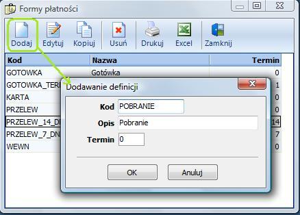 Numer zostanie automatycznie wpisany w pole; Nazwisko nazwisko posiadacza karty; Typ karty należy wybrać jeden z dostępnych typów kart rabatowych rodzajów rabatu.