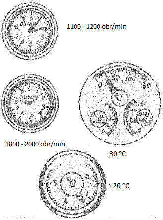 do temperatury oleju 20 C.