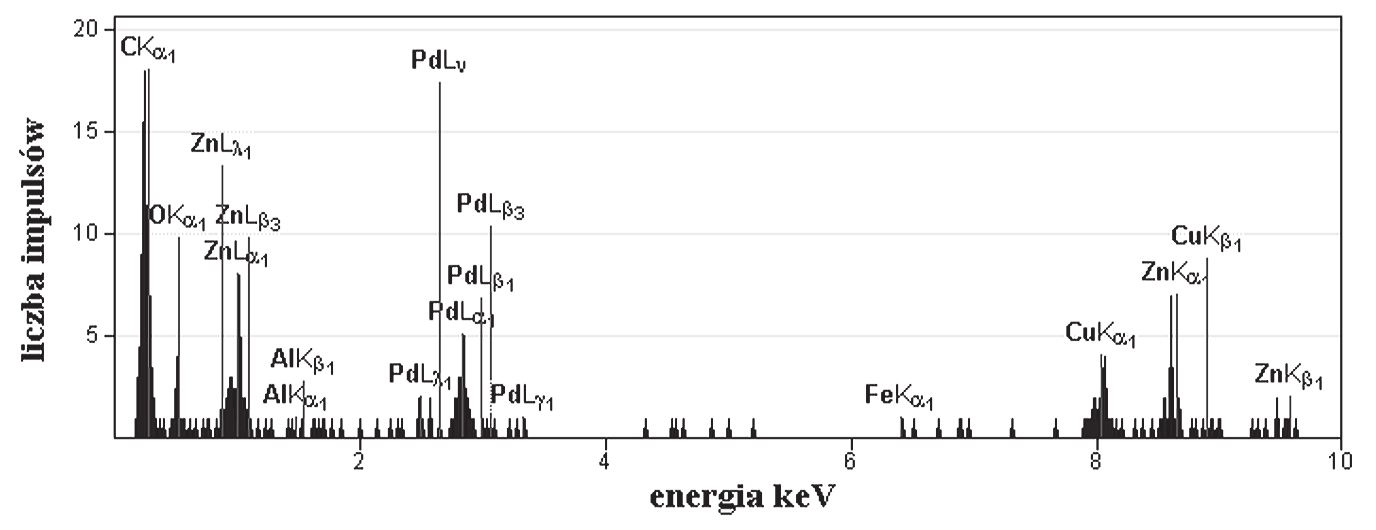 Grzegorz SŁOWIK próbkę(fluorescencja spowodowana jest występowaniem atomów różnych pierwiastków i tym samym zmienia ona wysokość zapisywanych pików, prawdopodobieństwa, w którym powstające