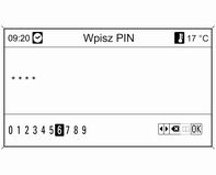 Telefon 139 Wprowadzić kod PIN karty SIM telefonu komórkowego. Telefon komórkowy zostaje połączony (sparowany) z interfejsem.