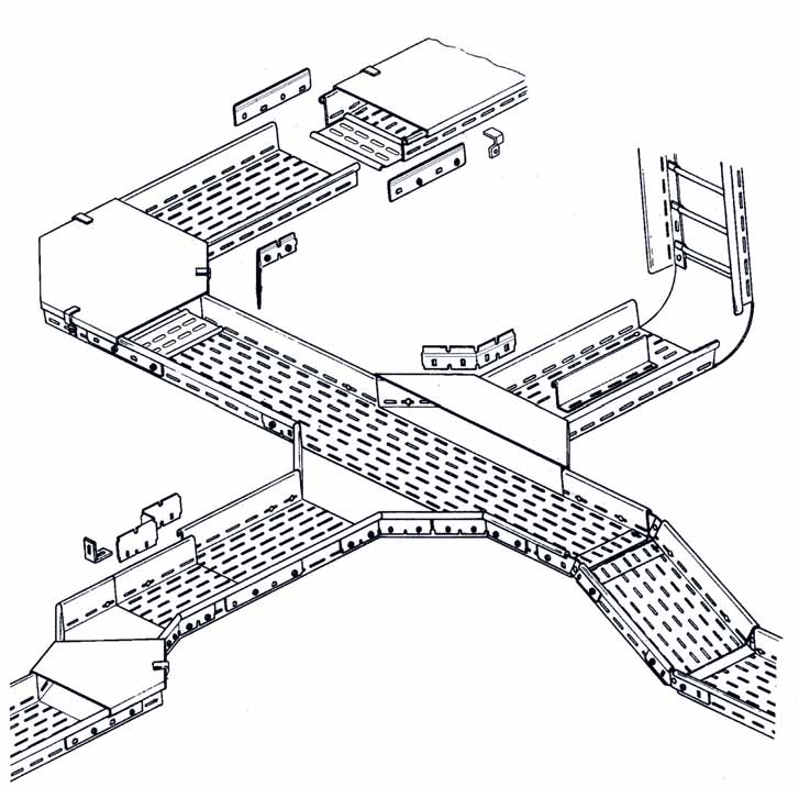 Korytko kablowe BETAfixss KR 20 i KR 25 BETAfixss Cable rack KR 20 and KR 25 VBU 60 Łącznik uniwersalny VBU 60 Joint universal DEC Standardowa pokrywa DEC Cover standard Pokrywa 90 Cover 90 HDEC