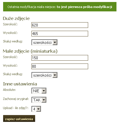 Co się dzieje ze zdjęciami, po kliknięciu na przycisk ZAPISZ ZDJĘCIA W tym momencie zaczyna się wirtualna obróbka zdjęć według ustawień, które posiada aplikacja.