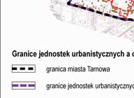 4 zaprezentowano podział Tarnowa na jednostki urbanistyczne.