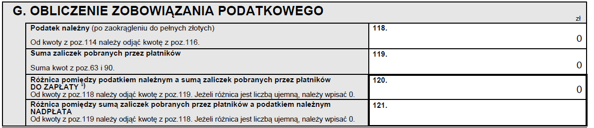 ulgi na dzieci (wymaga również wypełnienia części E tego samego PIT-u), inne ulgi, o których mowa w art. 27 ust. g ustawy.