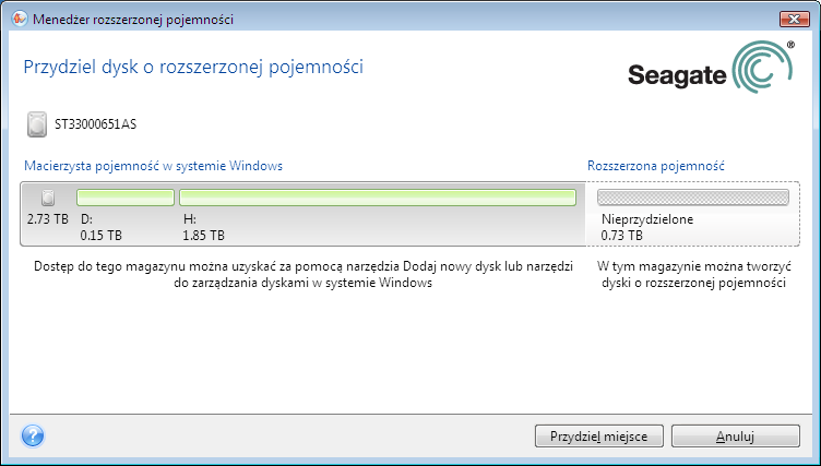 Dysk źródłowy jest dyskiem GPT, a system operacyjny jest inny niż Windows lub na dysku nie ma systemu operacyjnego Operacja nie wpłynie ani na układ partycji, ani na możliwość uruchamiania systemu z