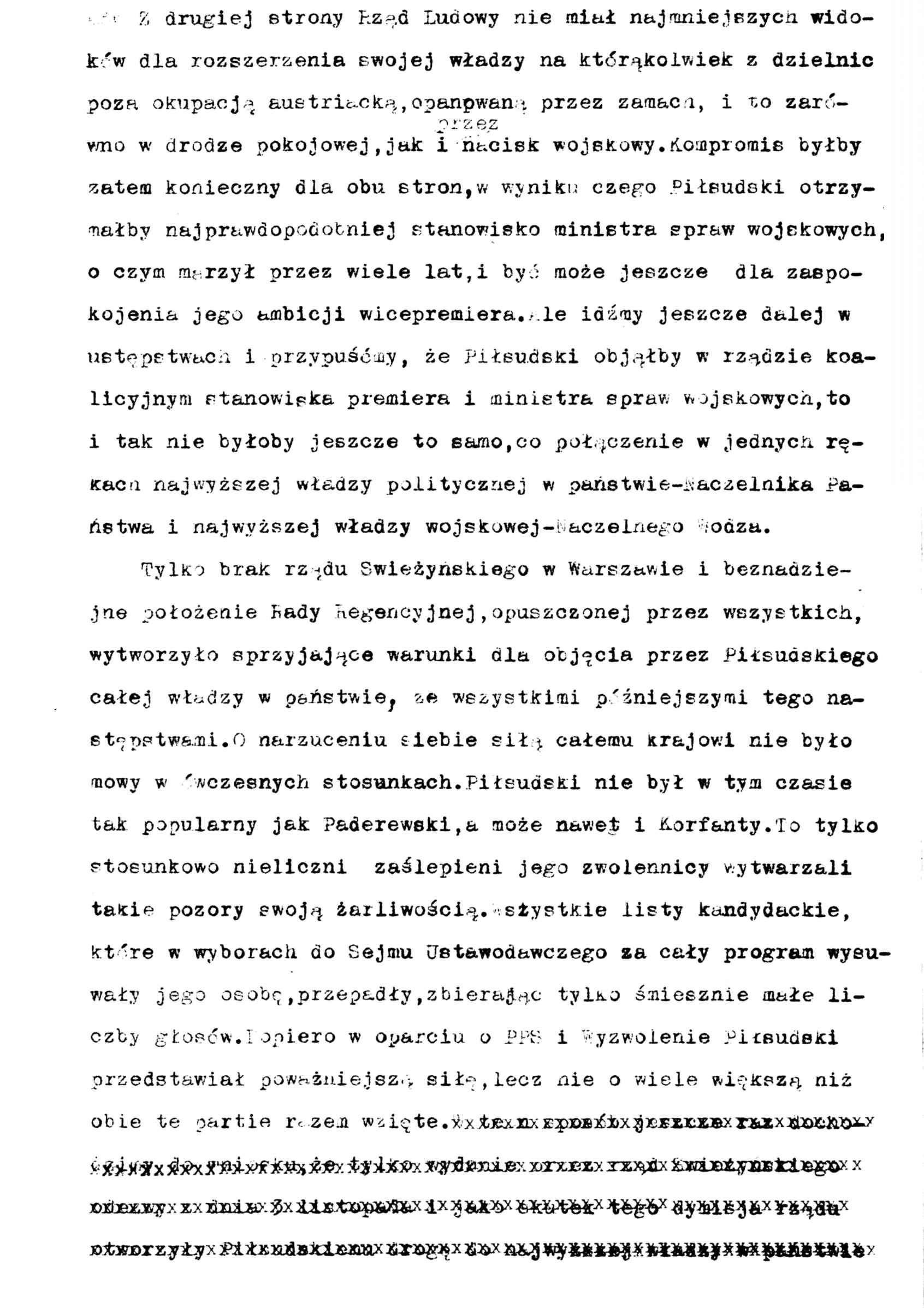 drugiej strony Rząd Ludowy nie miał najmnieiszycn widoków dla rozszerzenia swojej władzy na którąkolwiek z dzielnic poza.