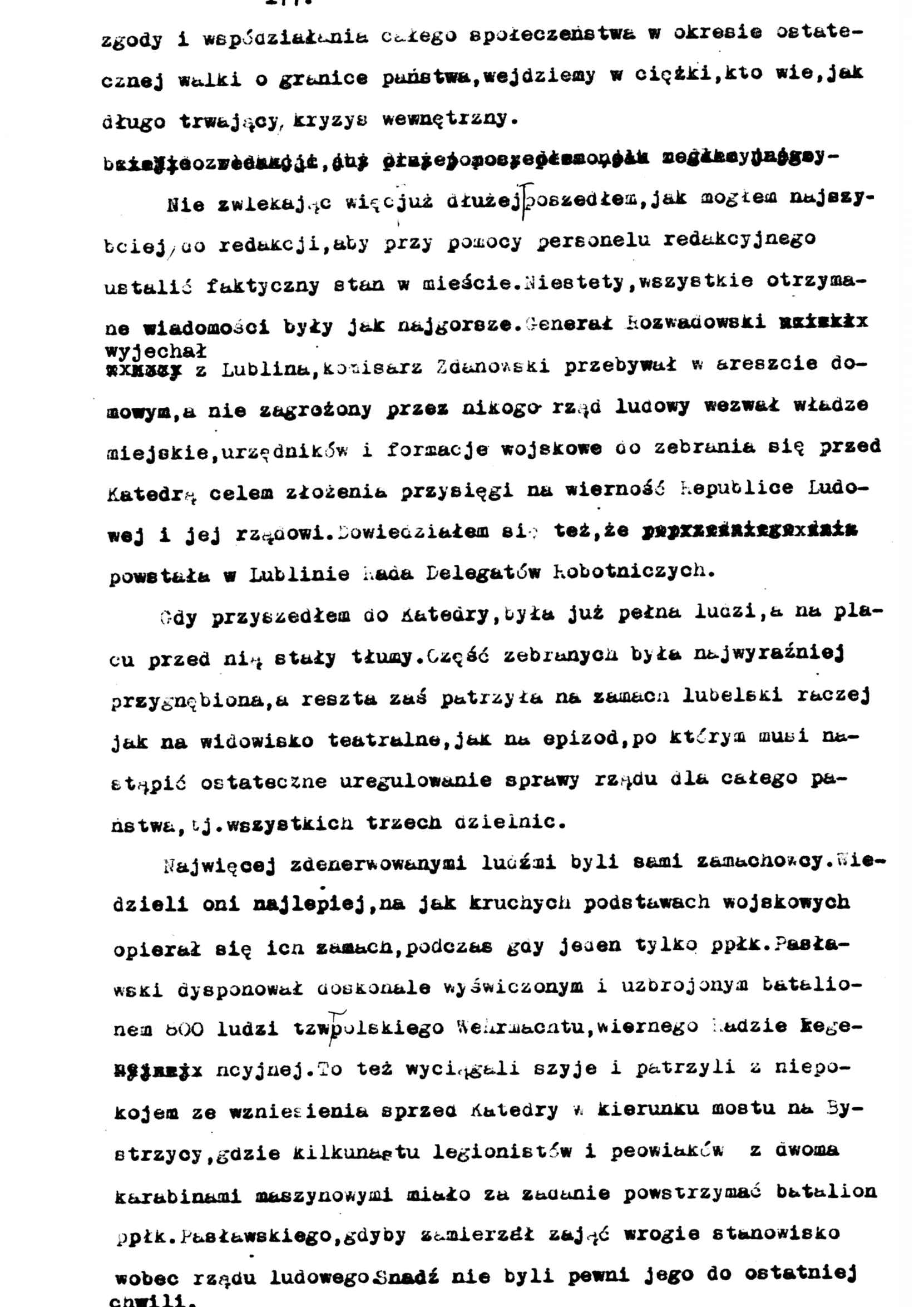 zgody i współdziałania ct-iego społeczeństwa w okresie ostatecznej walki o granice państwa,wejdziemy w ciężki,kto wie,jak długo trwający, kryzys wewnętrzny.