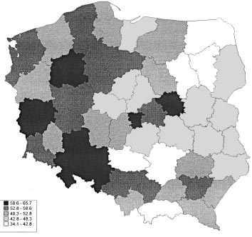 58 JANUSZ T. HRYNIEWICZ Mapa 2.