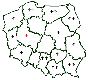 Poniższy wykres 2 przedstawia strukturę gości w najczęściej odwiedzanych województwach według głównych grup krajów. Wykres 2.