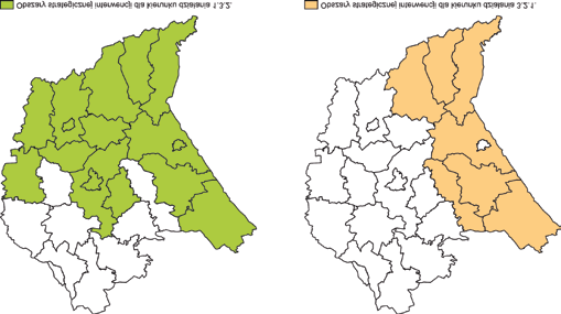 Podsumowanie Na podstawie analizy strategii rozwoju dwóch województw lubelskiego i podkarpackiego, przygotowanych na potrzeby nowego okresu programowania 2014-2020, w odniesieniu do planowanych