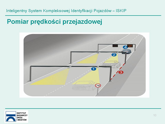 Wykorzystując natomiast system ISKIP, dzięki poszczególnym bramownicom i zainstalowanym kamerom można przejść do tzw. odcinkowego pomiaru prędkości.