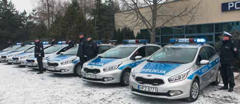 bezpieczeństwo Siedem radiowozów dla naszej policji Wspólne działanie samorządów gminnych i powiatowego.