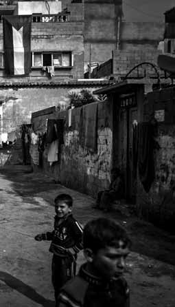 Strefa Gazy, strefa grozy fotoreportaż Beach Camp, najbiedniejsza dzielnica miasta Gaza. Dawniej był to obóz dla uchodźców, teraz mieszkają tu zwykłe rodziny.