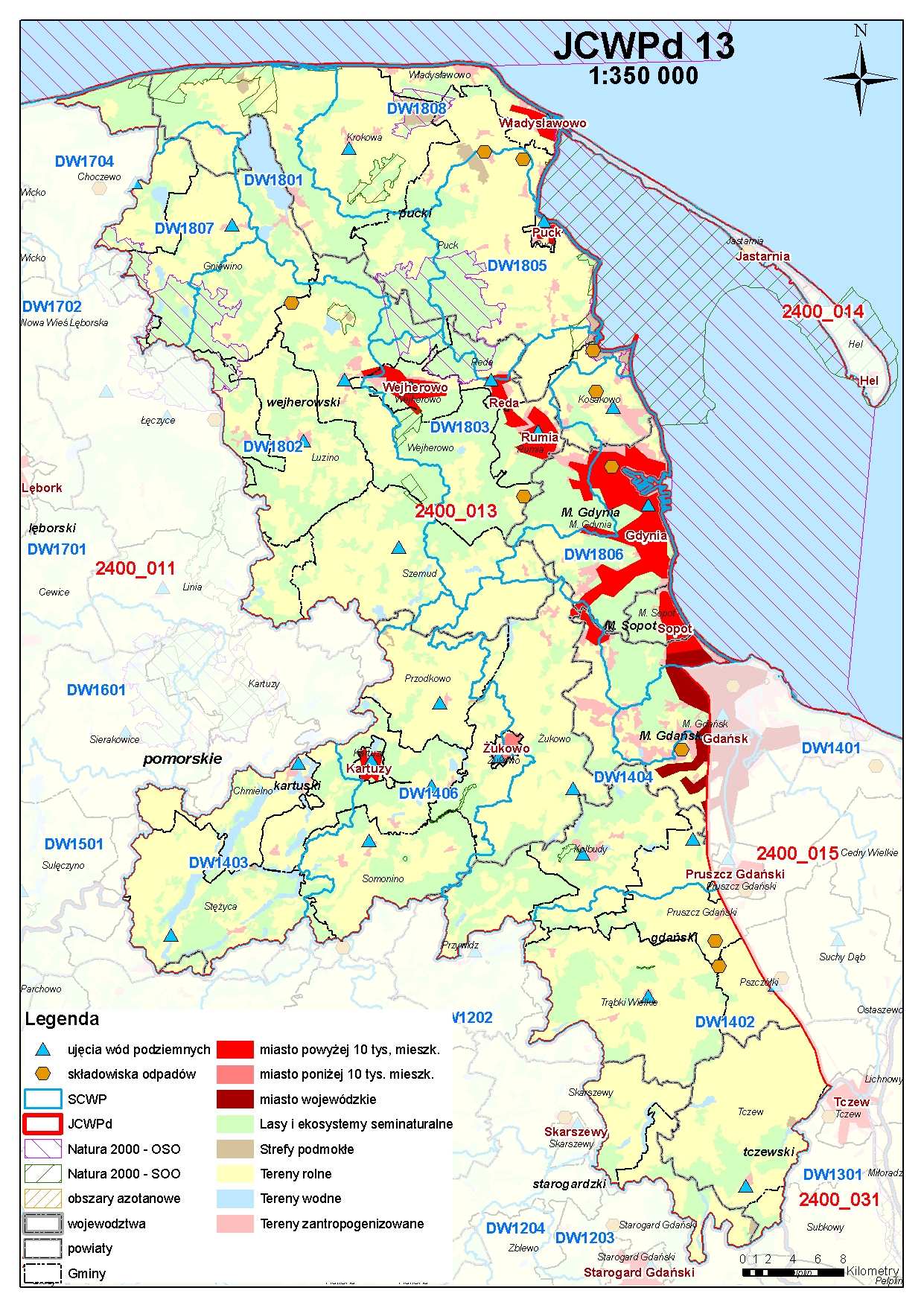 OPIS WARUNKÓW HYDROGEOLOGICZNYCH I ŚRODOWISKOWYCH Rys. 3.