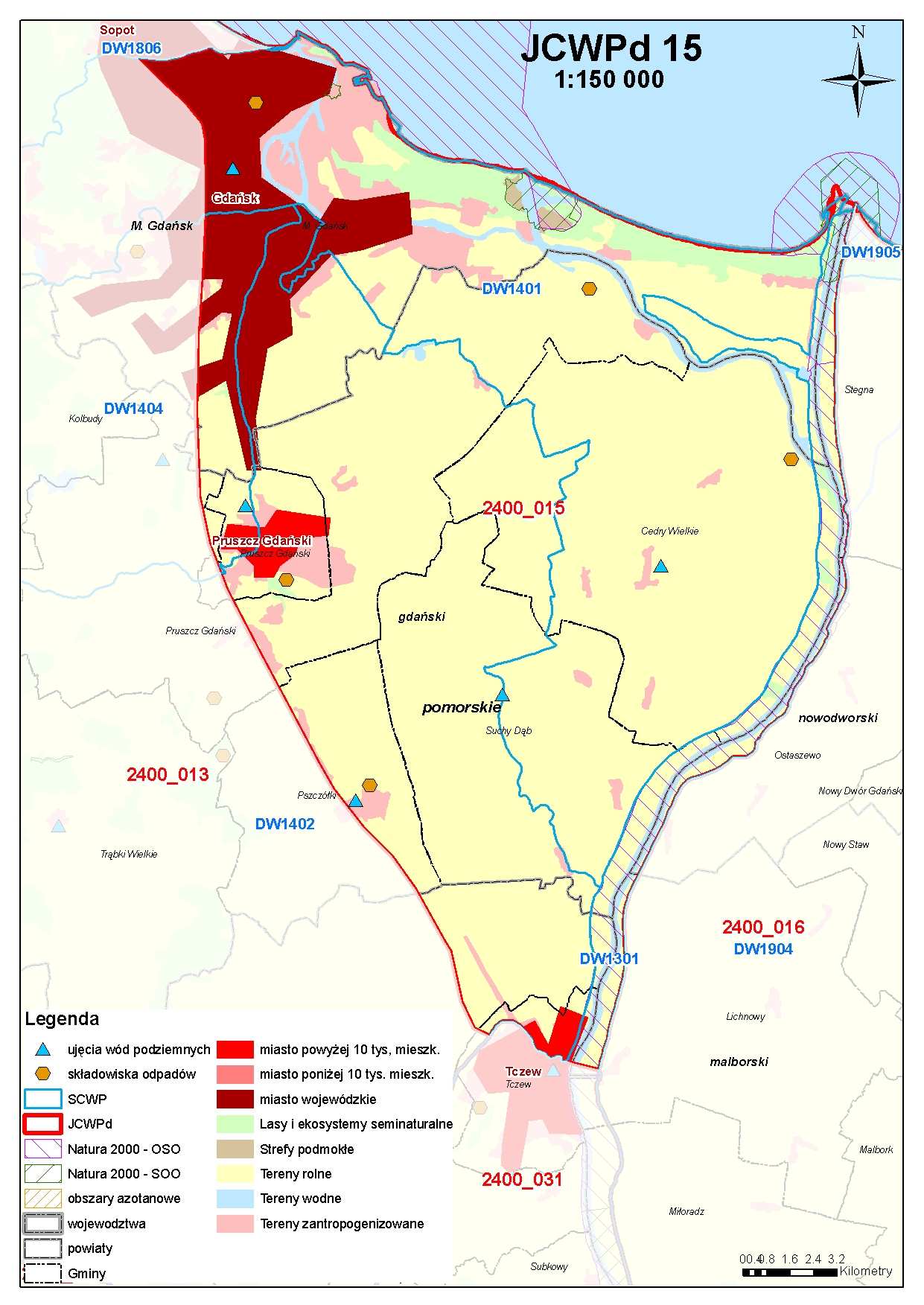 OPIS WARUNKÓW HYDROGEOLOGICZNYCH I ŚRODOWISKOWYCH Rys. 3.