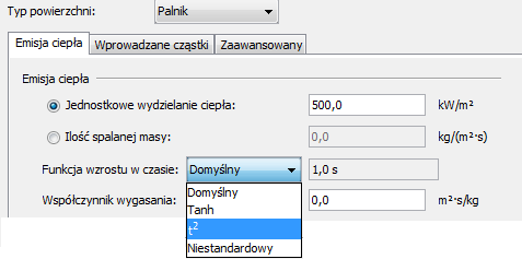 wprowadzić wartość ilości spalanej masy, jednak ten parametr jest znacznie mniej popularny i trudniej go odnaleźć w literaturze.