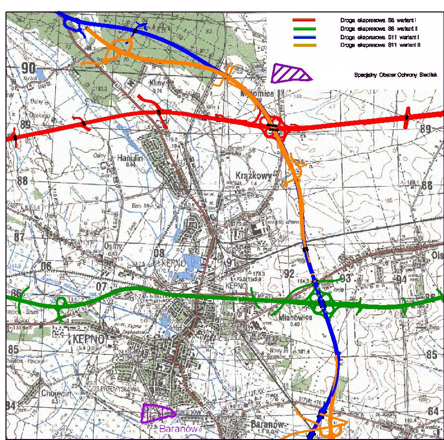 NaleŜy uznać, Ŝe z uwagi na lokalizacje inwestycji nie kolidującej z obszarami Natura 2000 i nie wpływającej na cel ochrony planowane przedsięwzięcie nie będzie bezpośrednio lub pośrednio oddziaływać