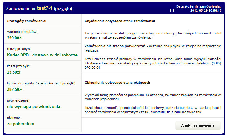 Heurystyki Nielsena: #1 Widoczność stanu systemu System może wykroczyć poza