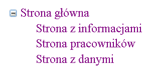 master a. umieszczamy na MasterPage.master kontrolkę TreeView b.