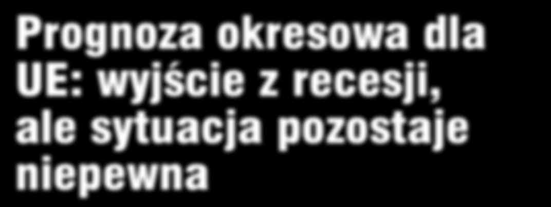 sytuacja była jednak gorsza, niż początkowo przewidywano, w związku z czym szacuje się, że PKB spadnie w tym roku o 4 proc. zarówno w UE, jak i w strefie euro, zgodnie z prognozą wiosenną.