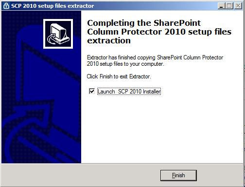 2.2 Instalacja SCP 2010 Aby zainstalowad SharePoint column Protector 2010 proszę rozpakowad skompresowany plik (SharePointColumnProtector2010.