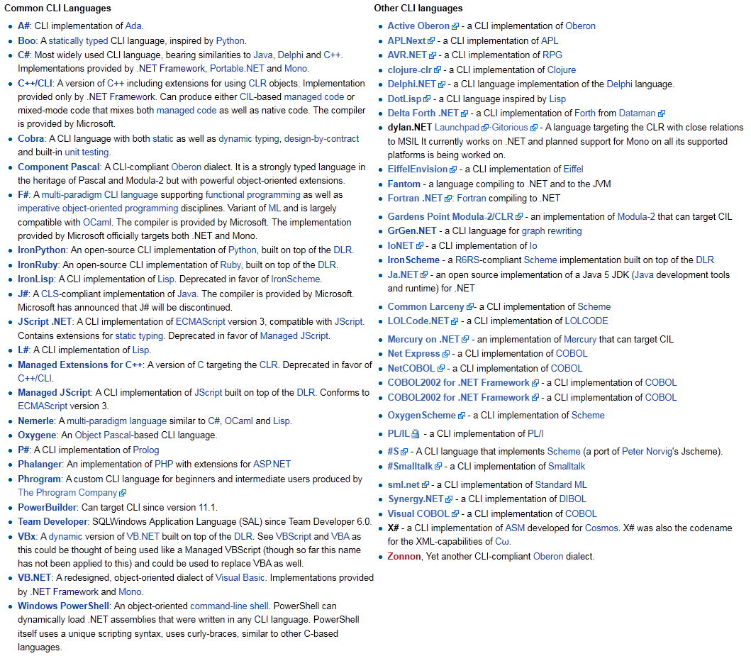 Common Type Systems (CTS) CTS a typy w języku C# (I) Typy wartościowe: (1) Proste typy numeryczne i znakowe: (a) wielkość integer ze znakiem: sbyte, short, int, long, (b) wielkość integer bez znaku: