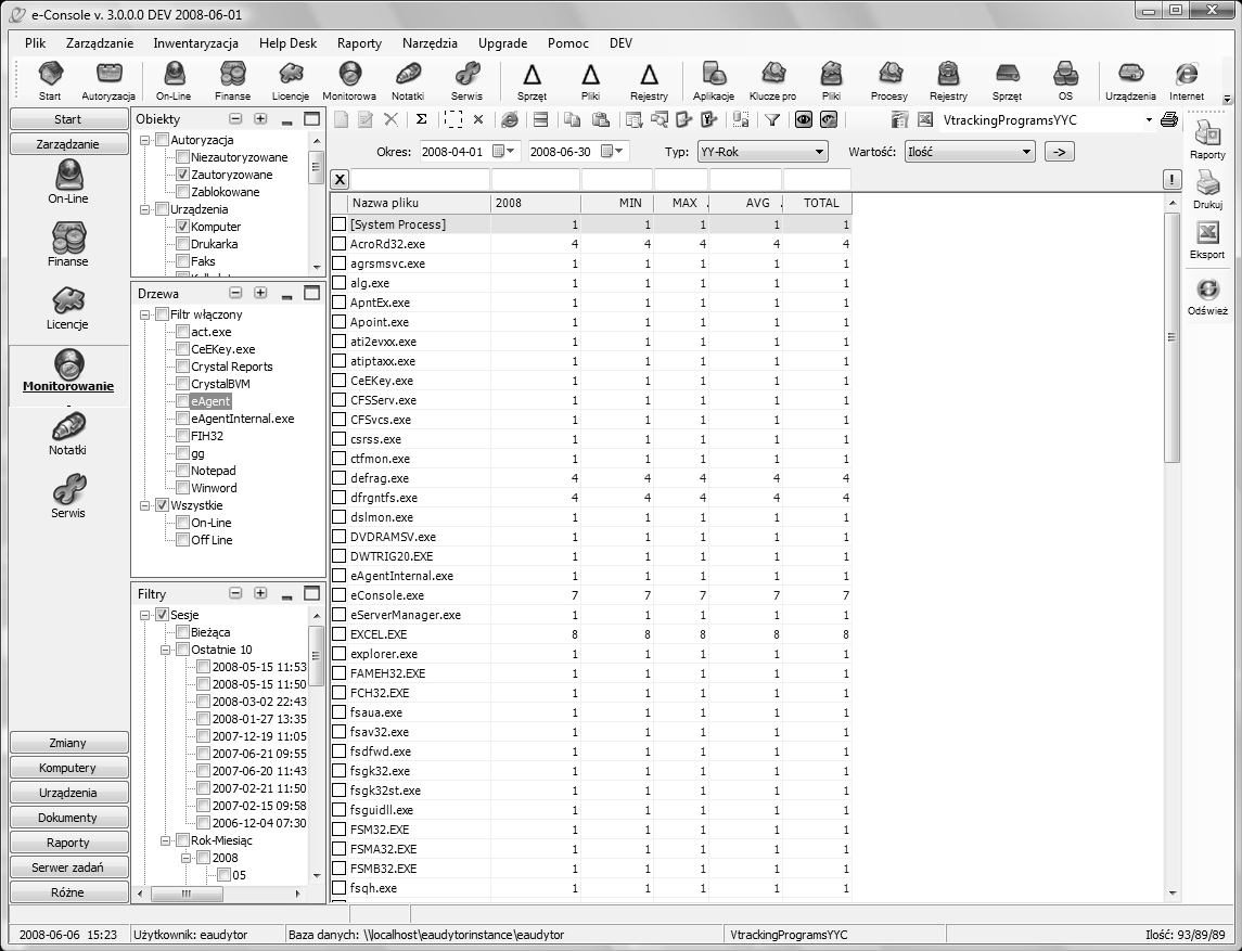 Interface komponentów 77 6.1.1.2.