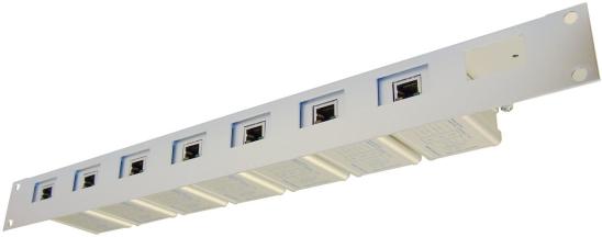 Ochrony przeciwprzepięciowe dla ethernetu, PoE, PoE+, PoE++ OVP-100M i 100M-HIPOE-BOX BOX BOX + DIN35-LOCK* BOX + PATCH-BOX-8W52 Wykonanie przemysłowe Dwustopniowa ochrona Kompatybilny z PoE wg EEE