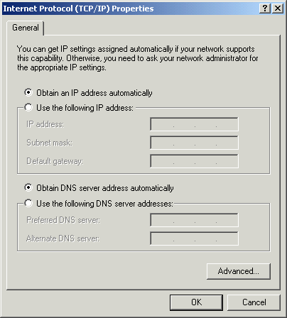 4. Sprawdź listę Składników Sieci. Powinieneś dostrzec na liście Internet Protocol [TCP/IP]. Podświetl tę pozycję i kliknij przycisk Właściwości.. 5.