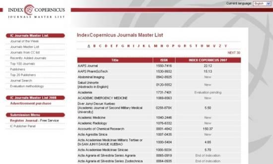 S2S - Międzynarodowa współpraca naukowców IC Journal Master List A B C D E Cel Model biznesowy Aktualne zasoby Przekształcenie serwisu z zachowaniem