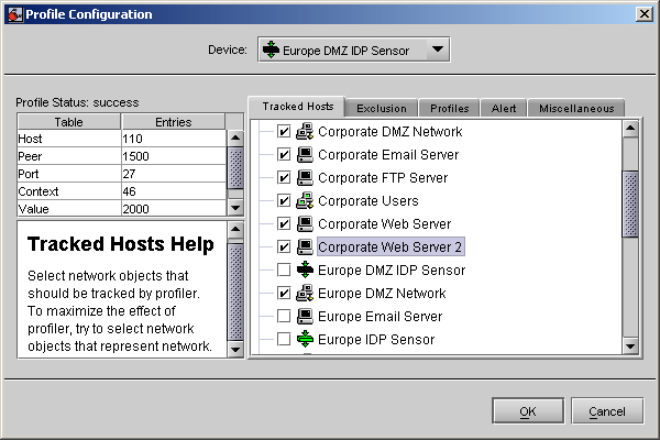 Administrator systemu zabezpieczeń NetScreen-IDP ma do dyspozycji narzędzia Enterprise Security Profiler służące do analizy sytuacji w systemie informatycznym oraz jego aktualnego stanu