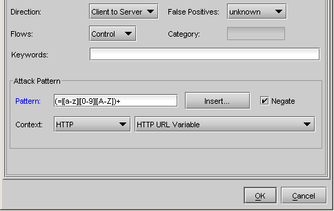 Administratorzy systemu IDP mogą za pomocą graficznego edytora Signature Editor definiować własne sygnatury ataków i innych zdarzeń (np. klauzule tajności w wysyłanych wiadomościach e-mail).